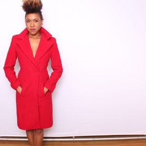 Deep V Pea Coat